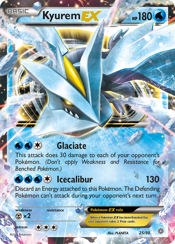 Kyurem EX (25/98) [XY: Ancient Origins] | Anubis Games and Hobby