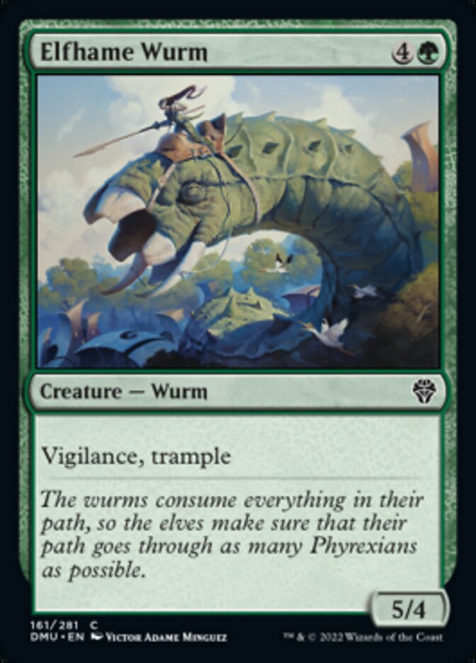 Elfhame Wurm [Dominaria United] | Anubis Games and Hobby