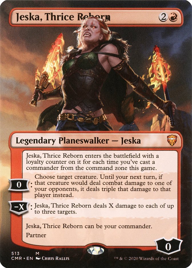 Jeska, Thrice Reborn (Borderless) [Commander Legends] | Anubis Games and Hobby