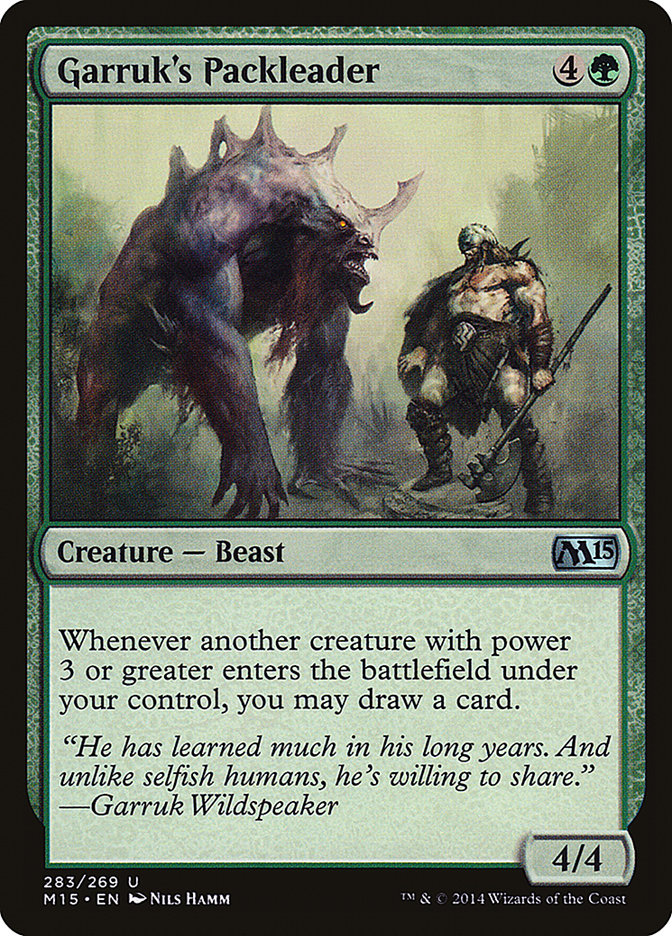 Garruk's Packleader [Magic 2015] | Anubis Games and Hobby