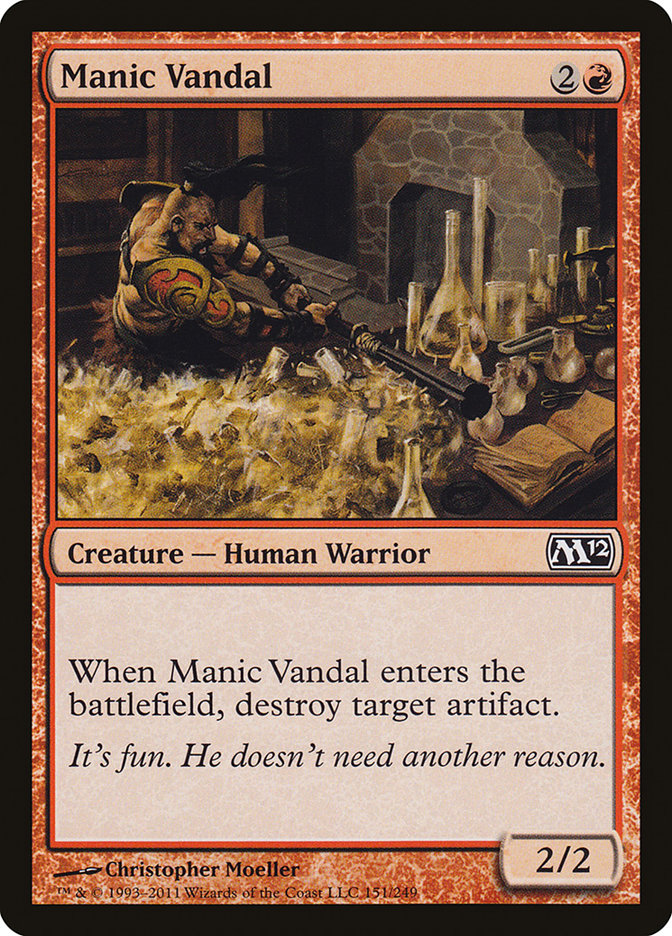 Manic Vandal [Magic 2012] | Anubis Games and Hobby