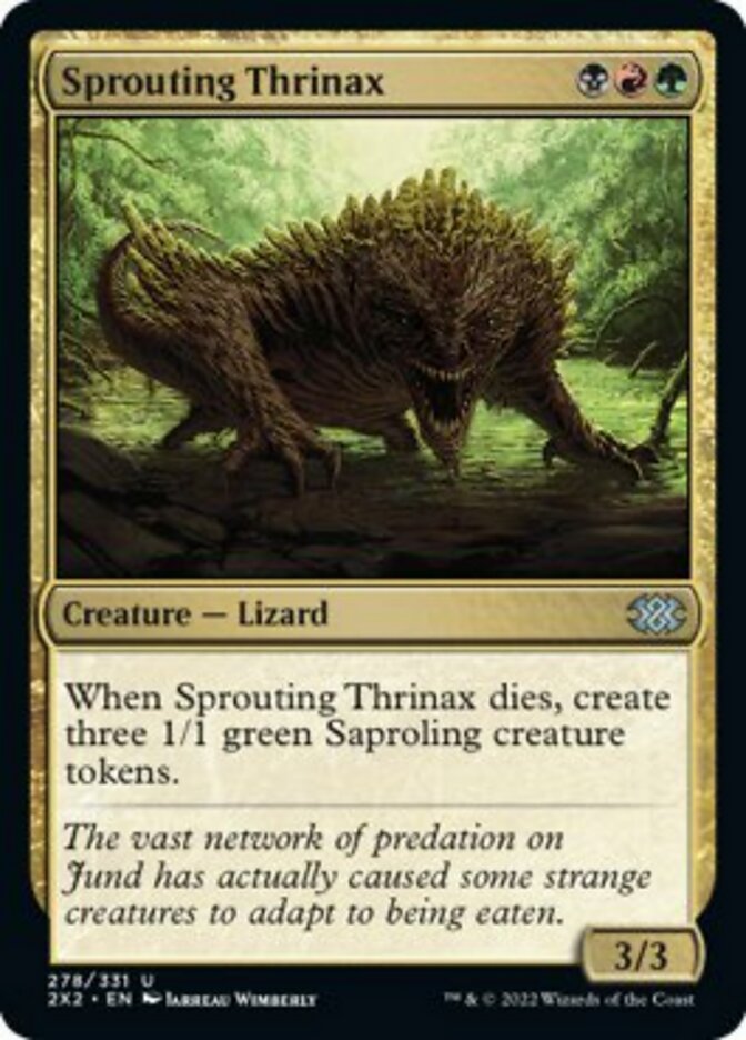 Sprouting Thrinax [Double Masters 2022] | Anubis Games and Hobby