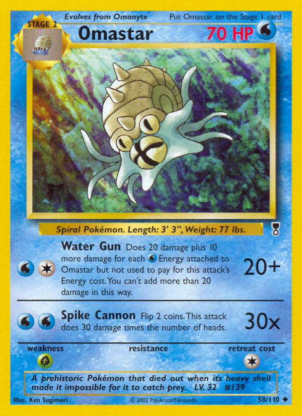 Omastar (58/110) [Legendary Collection] | Anubis Games and Hobby