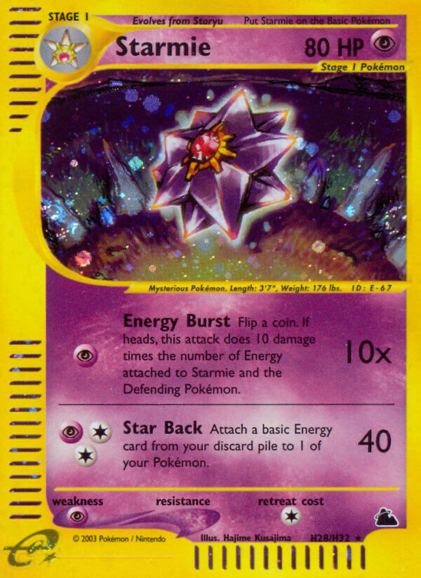 Starmie (H28/H32) [Skyridge] | Anubis Games and Hobby