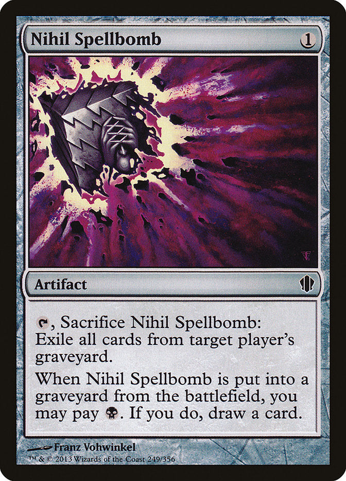 Nihil Spellbomb [Commander 2013] | Anubis Games and Hobby