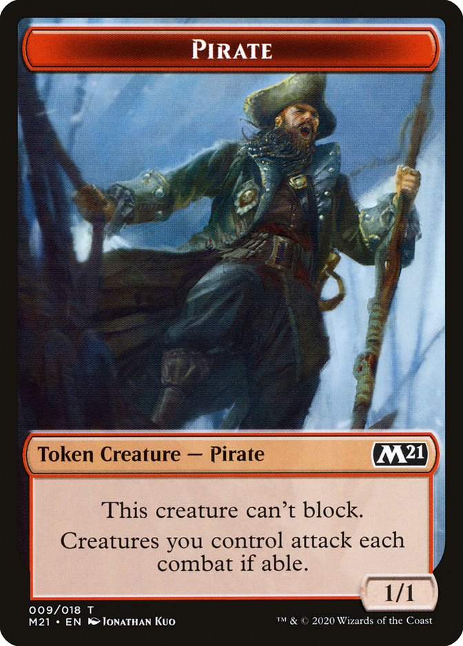 Pirate Token [Core Set 2021 Tokens] | Anubis Games and Hobby