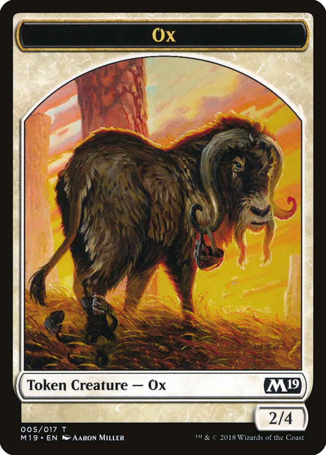 Ox Token [Core Set 2019 Tokens] | Anubis Games and Hobby