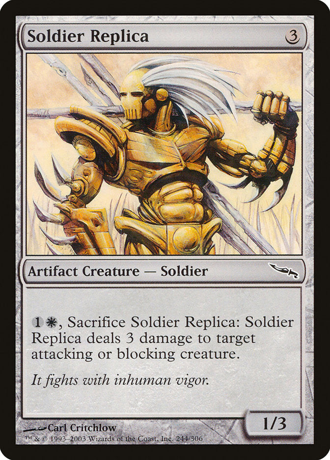 Soldier Replica [Mirrodin] | Anubis Games and Hobby