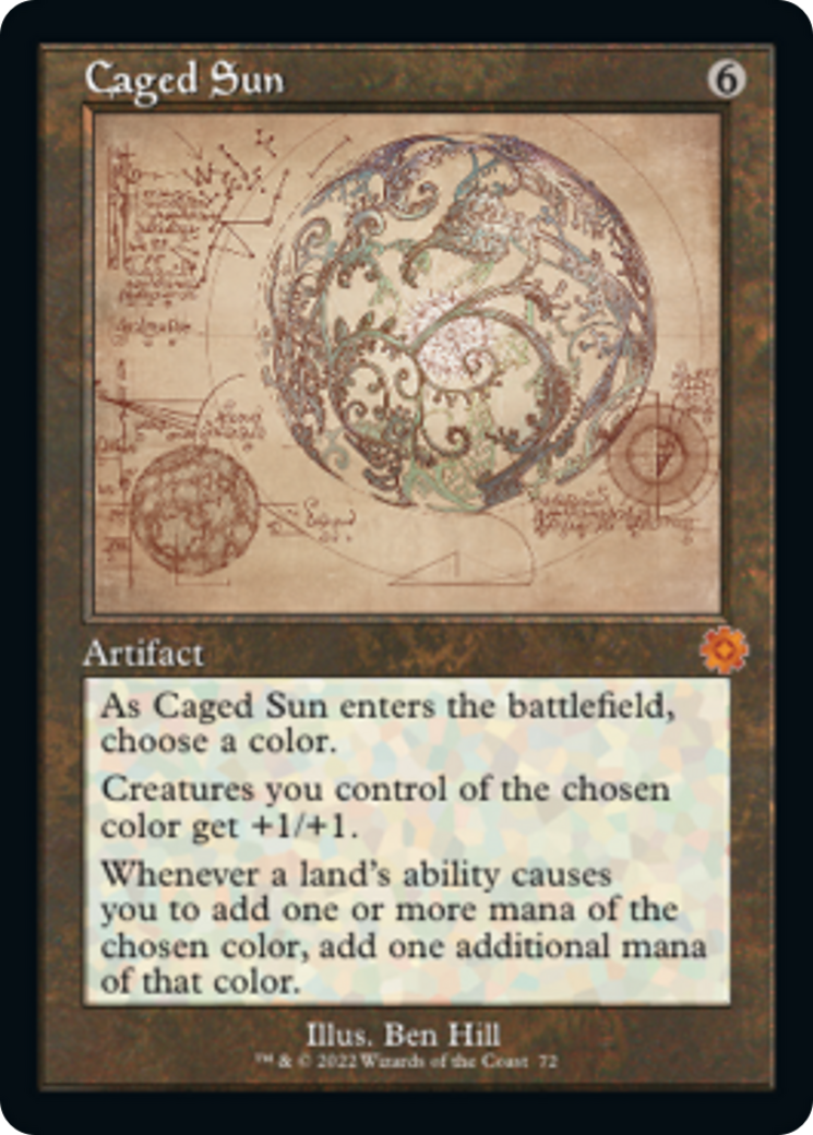 Caged Sun (Retro Schematic) [The Brothers' War Retro Artifacts] | Anubis Games and Hobby