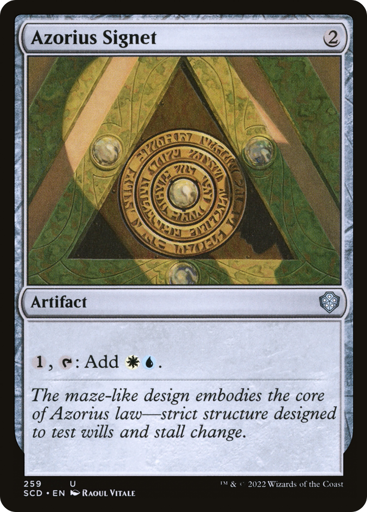 Azorius Signet [Starter Commander Decks] | Anubis Games and Hobby