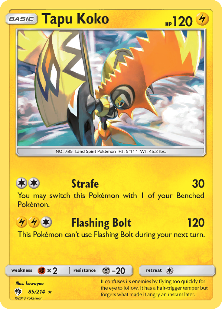 Tapu Koko (85/214) [Sun & Moon: Lost Thunder] | Anubis Games and Hobby