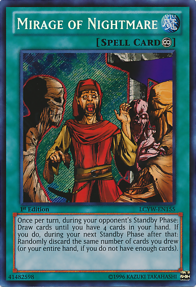 Mirage of Nightmare [LCYW-EN155] Secret Rare | Anubis Games and Hobby