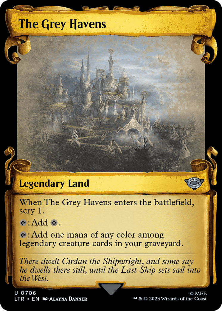 The Grey Havens [The Lord of the Rings: Tales of Middle-Earth Showcase Scrolls] | Anubis Games and Hobby