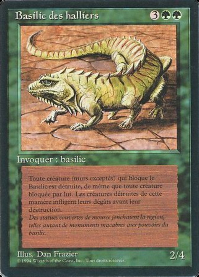 Thicket Basilisk [Foreign Black Border] | Anubis Games and Hobby