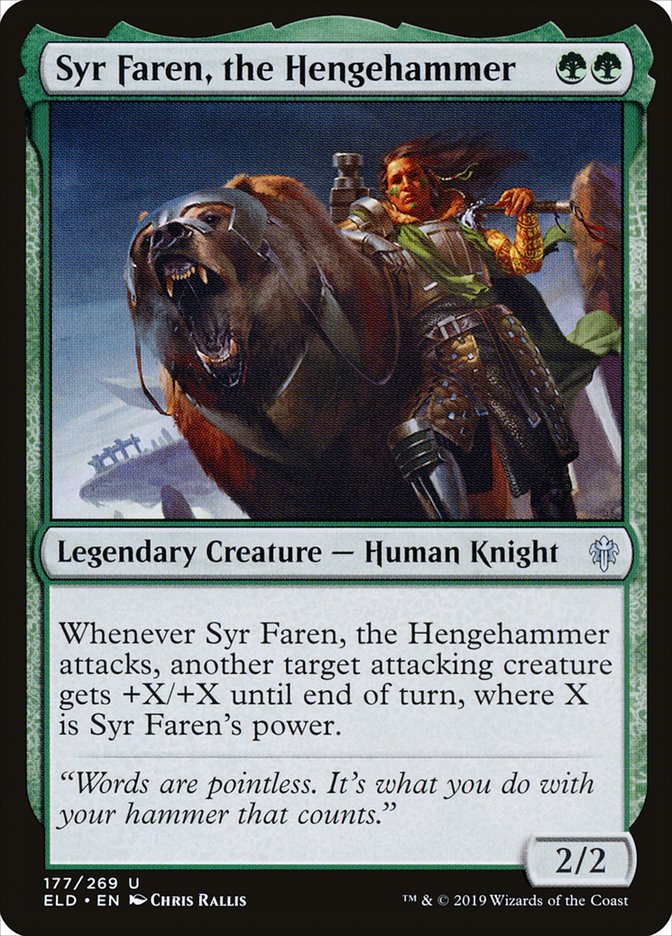 Syr Faren, the Hengehammer [Throne of Eldraine] | Anubis Games and Hobby