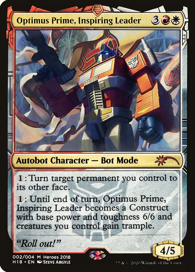 Optimus Prime, Inspiring Leader [Heroes of the Realm 2018] | Anubis Games and Hobby
