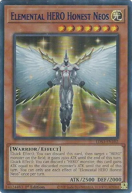 Elemental HERO Honest Neos (Blue) [LDS3-EN102] Ultra Rare | Anubis Games and Hobby