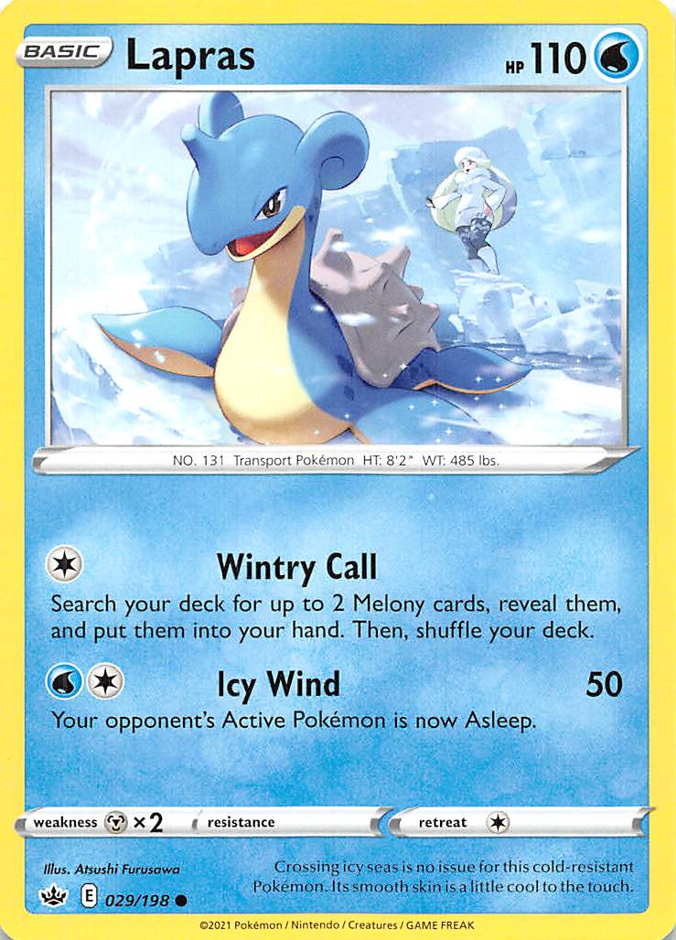 Lapras (029/198) [Sword & Shield: Chilling Reign] | Anubis Games and Hobby