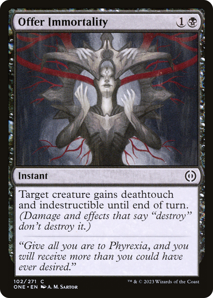 Offer Immortality [Phyrexia: All Will Be One] | Anubis Games and Hobby