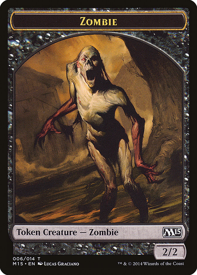 Zombie Token [Magic 2015 Tokens] | Anubis Games and Hobby