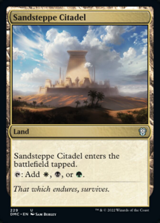 Sandsteppe Citadel [Dominaria United Commander] | Anubis Games and Hobby