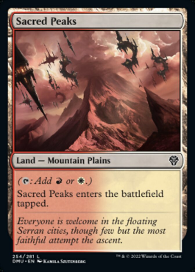 Sacred Peaks [Dominaria United] | Anubis Games and Hobby