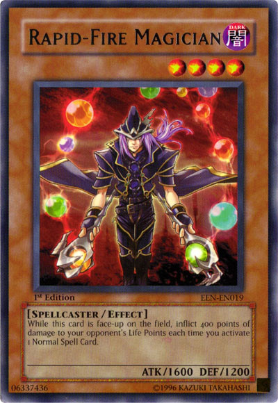 Rapid-Fire Magician [EEN-EN019] Rare | Anubis Games and Hobby