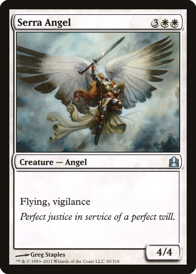 Serra Angel [Commander 2011] | Anubis Games and Hobby