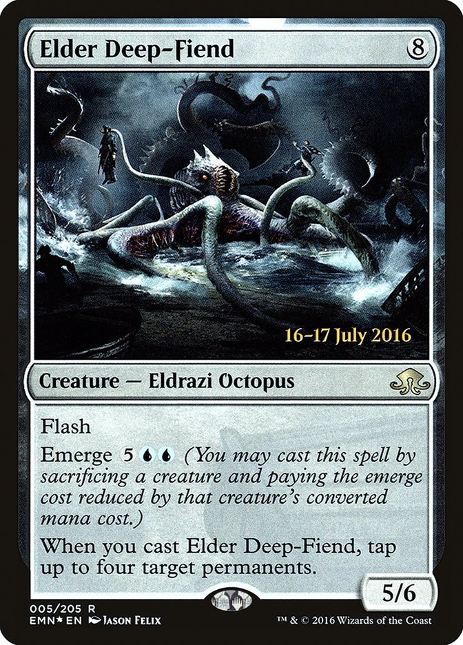 Elder Deep-Fiend [Eldritch Moon Prerelease Promos] | Anubis Games and Hobby