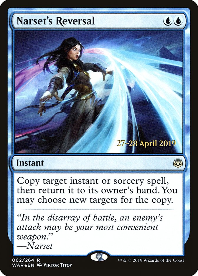 Narset's Reversal [War of the Spark Prerelease Promos] | Anubis Games and Hobby