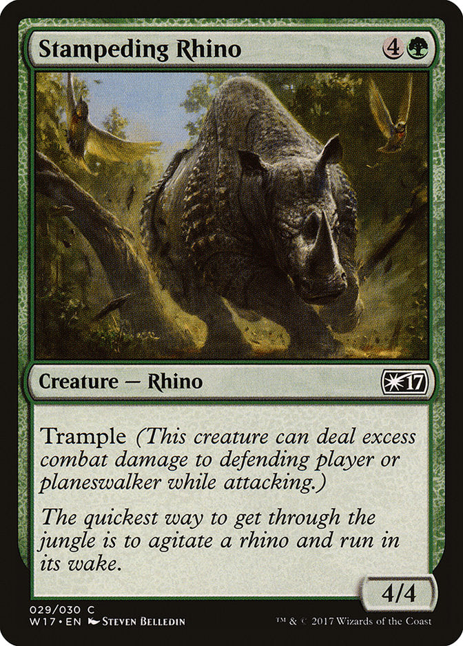 Stampeding Rhino [Welcome Deck 2017] | Anubis Games and Hobby