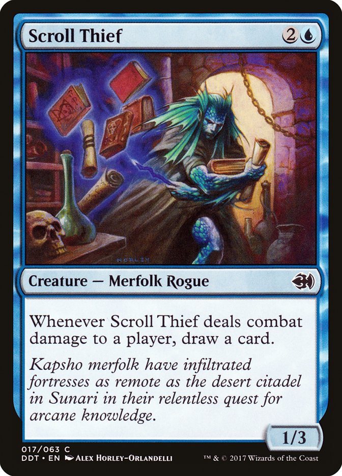 Scroll Thief [Duel Decks: Merfolk vs. Goblins] | Anubis Games and Hobby