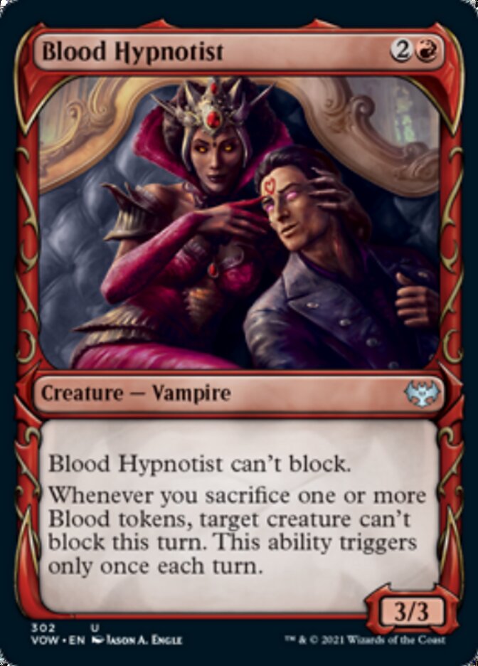 Blood Hypnotist (Showcase Fang Frame) [Innistrad: Crimson Vow] | Anubis Games and Hobby