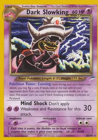 Dark Slowking (20/105) [Neo Destiny Unlimited] | Anubis Games and Hobby