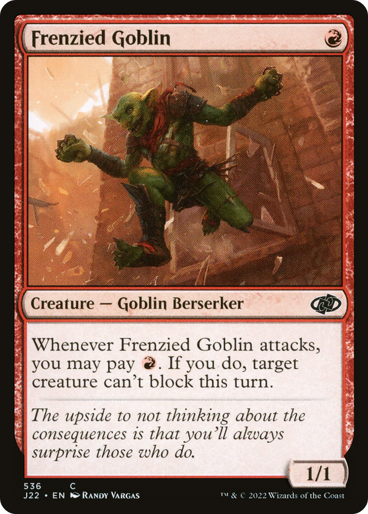 Frenzied Goblin [Jumpstart 2022] | Anubis Games and Hobby