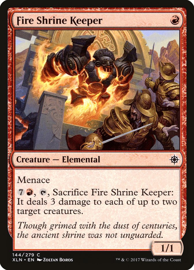 Fire Shrine Keeper [Ixalan] | Anubis Games and Hobby