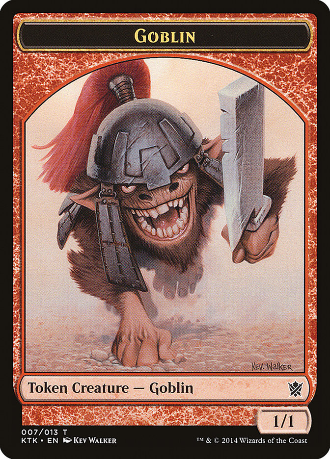 Goblin Token [Khans of Tarkir Tokens] | Anubis Games and Hobby