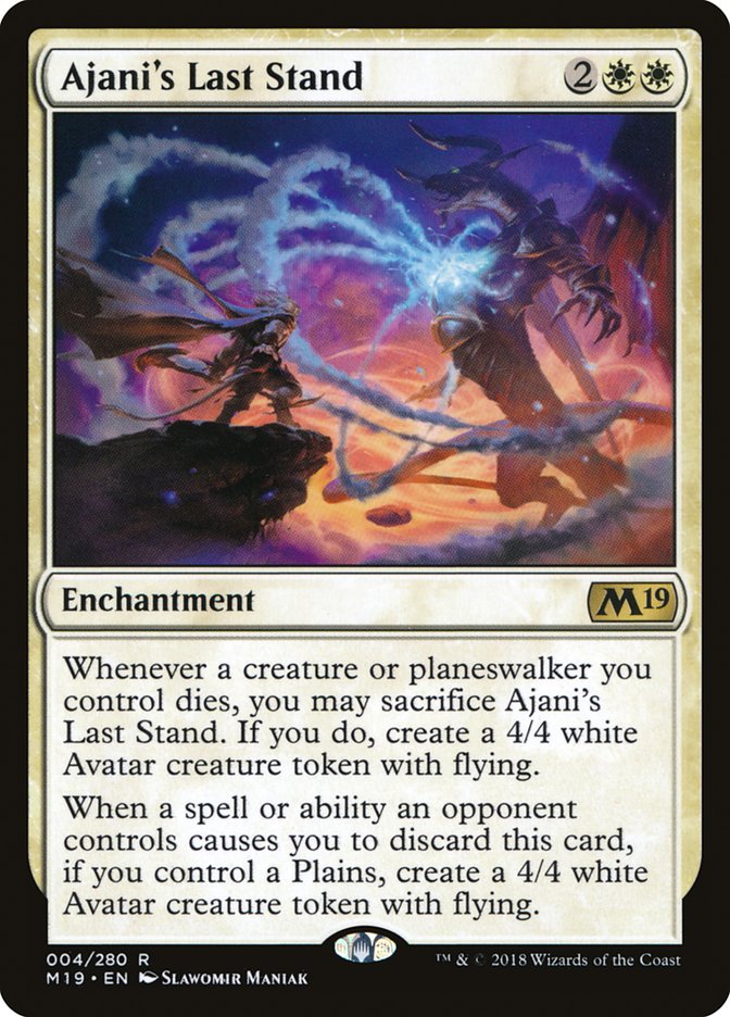 Ajani's Last Stand [Core Set 2019] | Anubis Games and Hobby