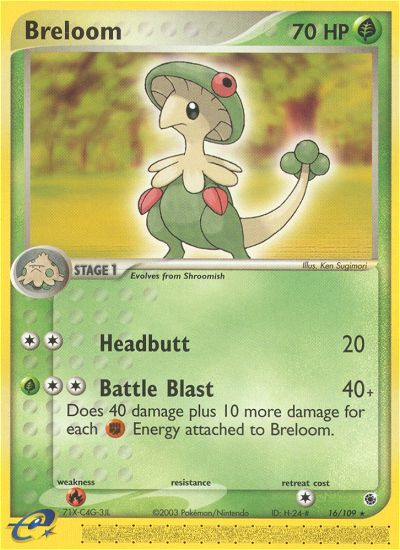 Breloom (16/109) [EX: Ruby & Sapphire] | Anubis Games and Hobby
