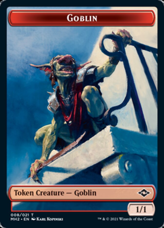 Goblin Token [Modern Horizons 2 Tokens] | Anubis Games and Hobby