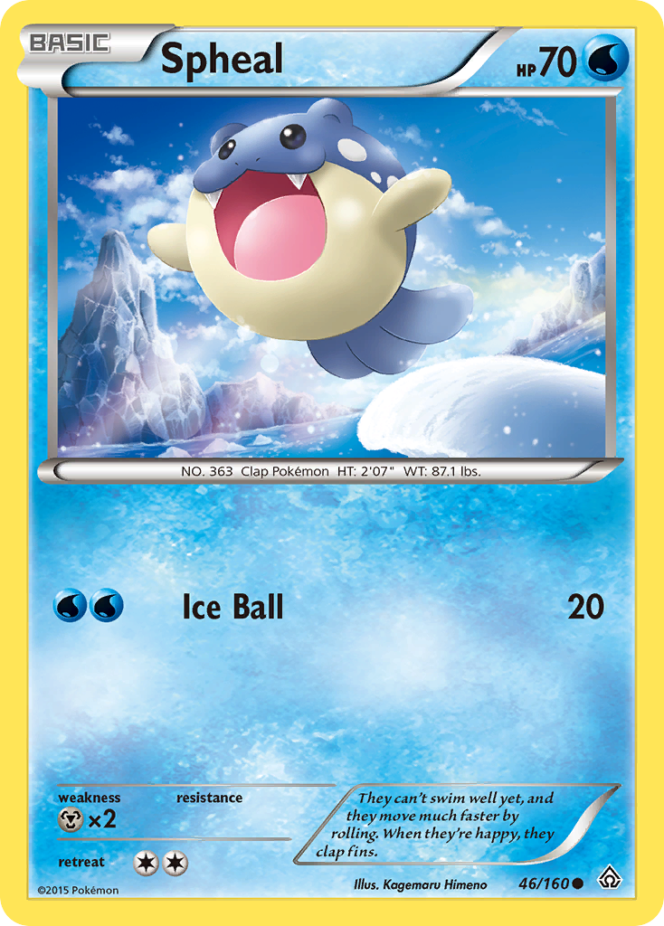 Spheal (46/160) [XY: Primal Clash] | Anubis Games and Hobby