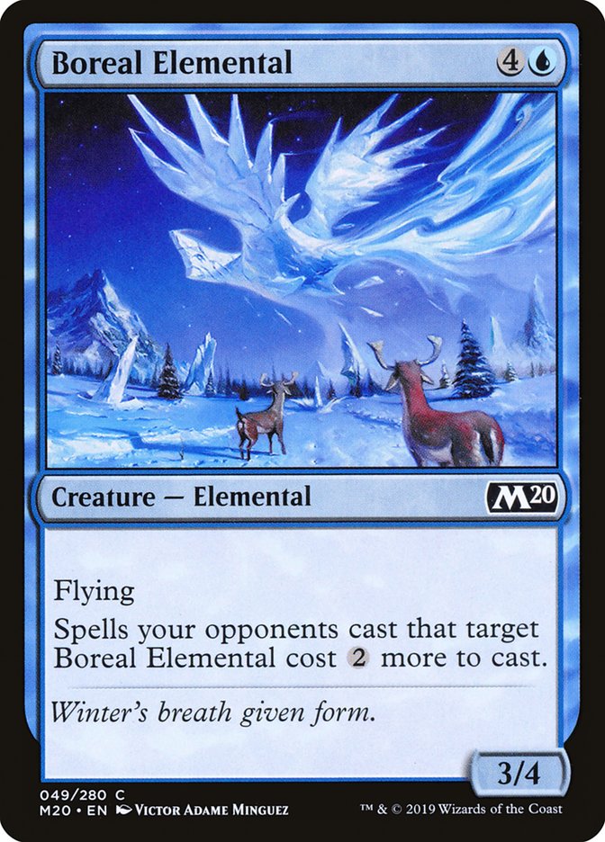 Boreal Elemental [Core Set 2020] | Anubis Games and Hobby