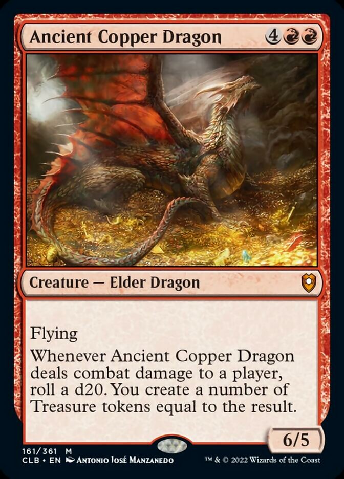 Ancient Copper Dragon [Commander Legends: Battle for Baldur's Gate] | Anubis Games and Hobby