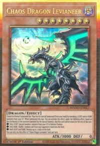 Chaos Dragon Levianeer (Alternate Art) [MAGO-EN017] Gold Rare | Anubis Games and Hobby