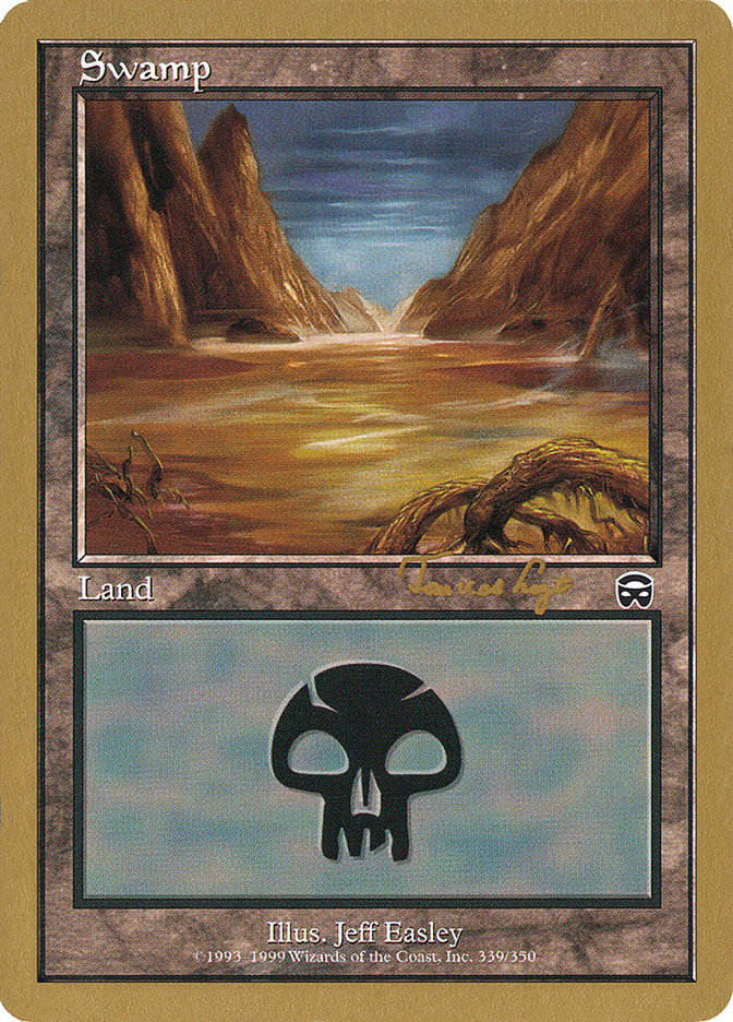 Swamp (tvdl339a) (Tom van de Logt) [World Championship Decks 2001] | Anubis Games and Hobby