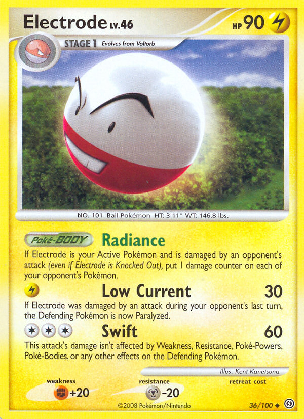 Electrode (36/100) [Diamond & Pearl: Stormfront] | Anubis Games and Hobby