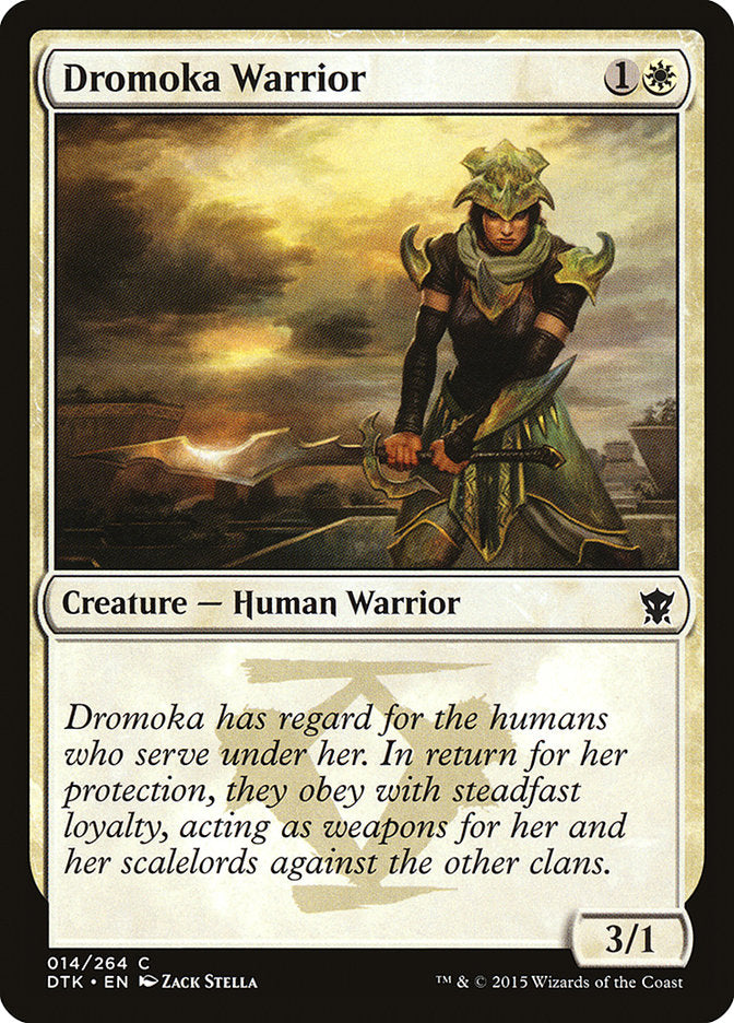 Dromoka Warrior [Dragons of Tarkir] | Anubis Games and Hobby