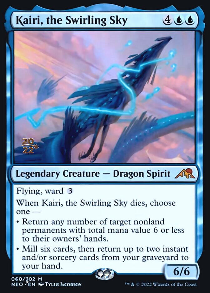 Kairi, the Swirling Sky [Kamigawa: Neon Dynasty Prerelease Promos] | Anubis Games and Hobby