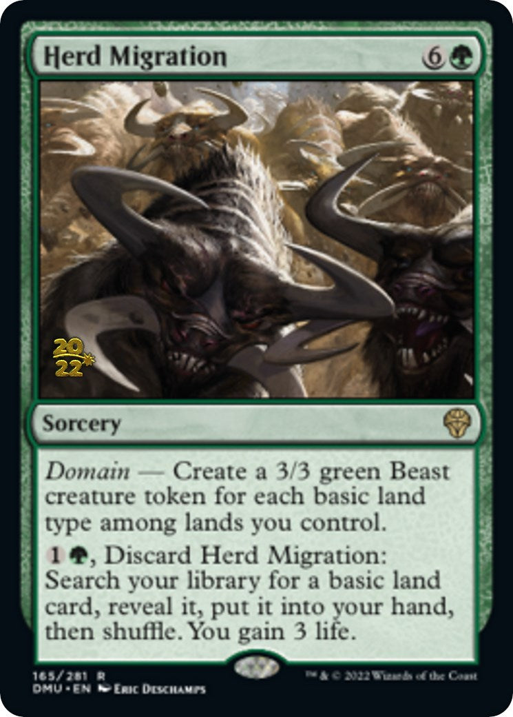 Herd Migration [Dominaria United Prerelease Promos] | Anubis Games and Hobby