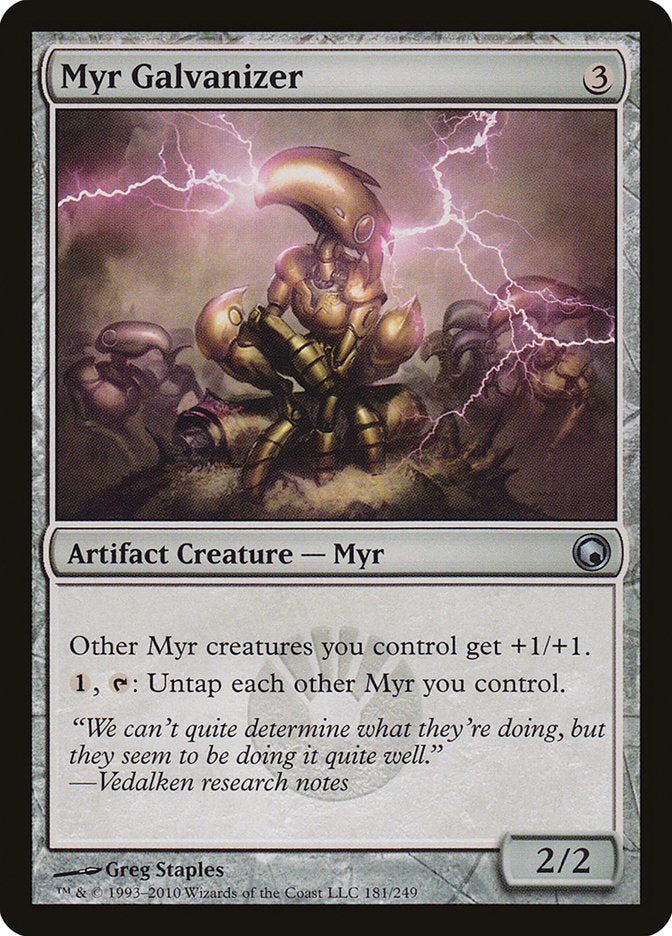 Myr Galvanizer [Scars of Mirrodin] | Anubis Games and Hobby